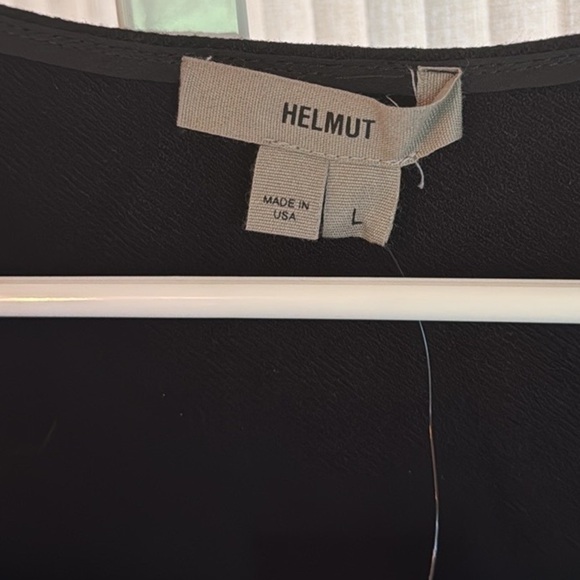 HELMUT Lang Gala Knit Aline Bodycon Black Dress Size Large Designer NWT Viscose - Picture 4 of 6